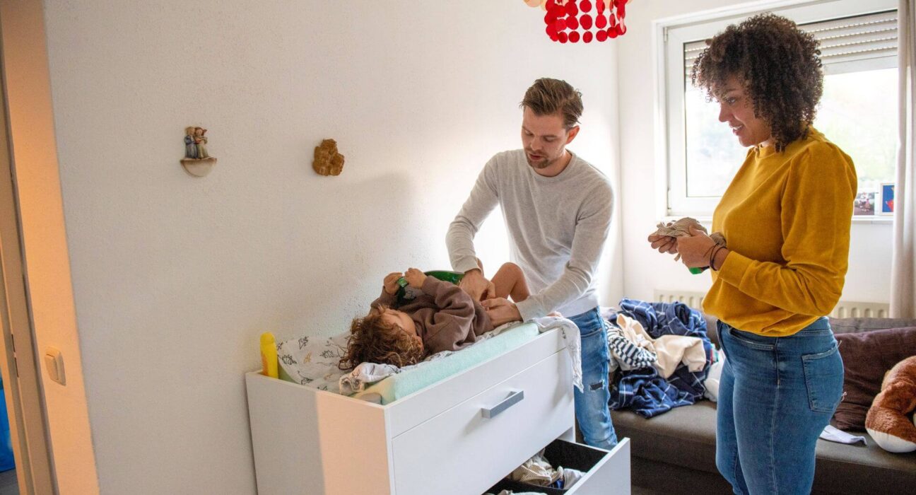 Kleine Wickelkommode