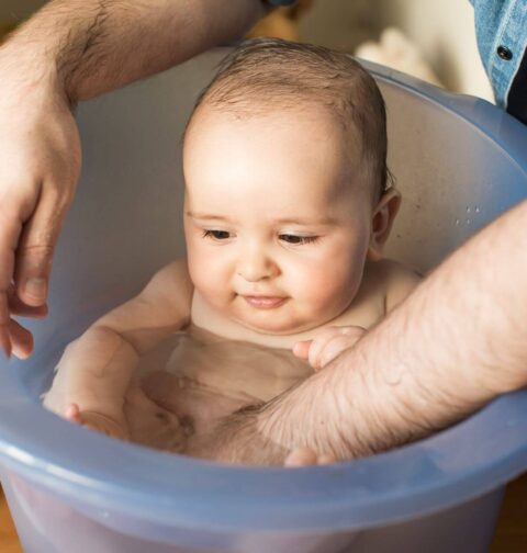 Baby badet