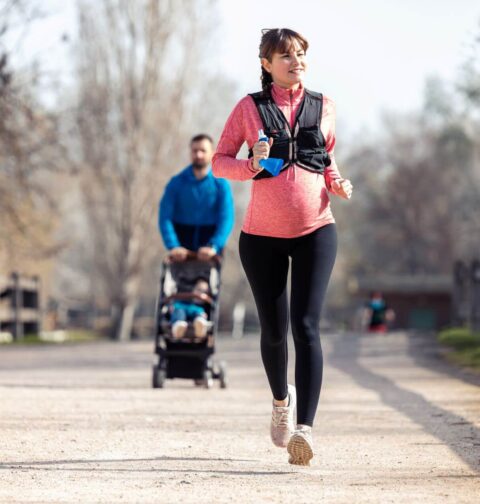 Mutter macht Sport